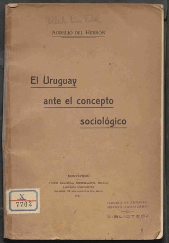 El Uruguay ante el concepto sociológico